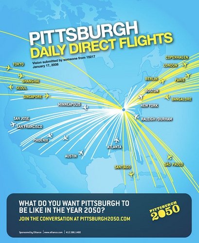 Pittsburgh2050 Direct Daily Flights