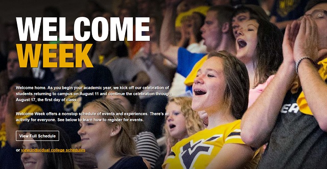 West Virginia University Welcome Week