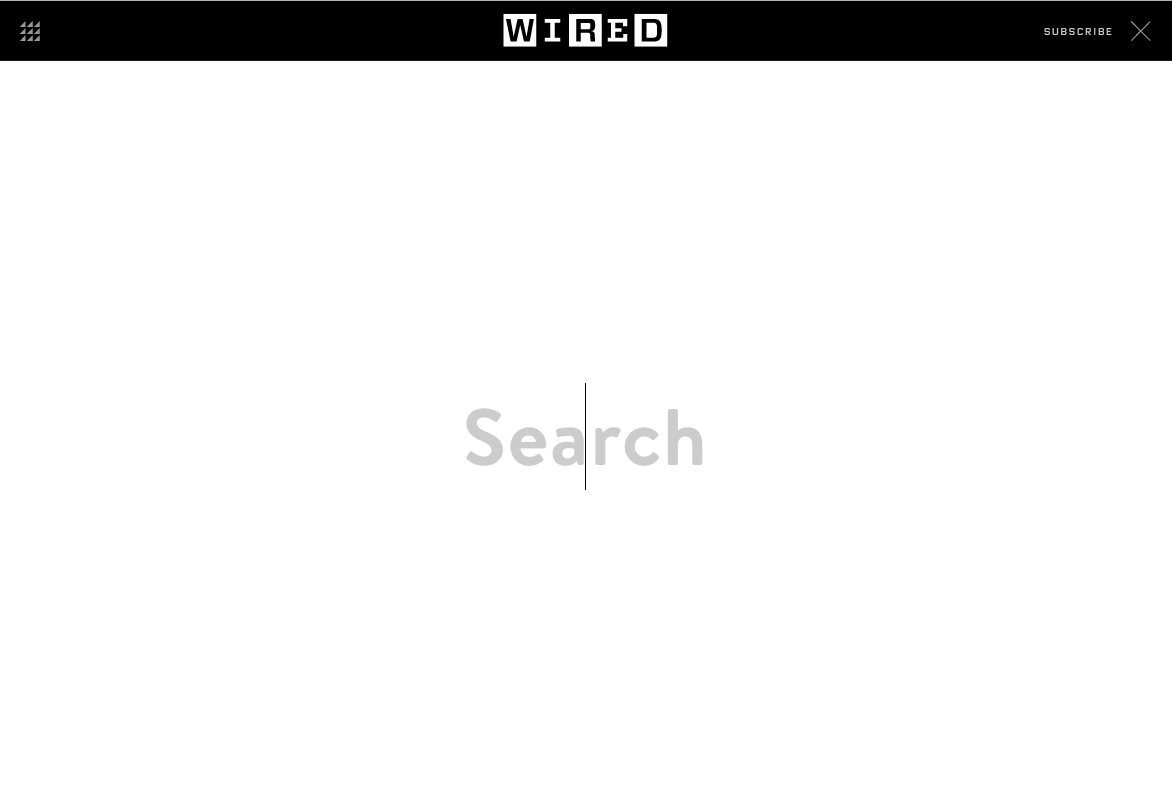 Wired Search Bar