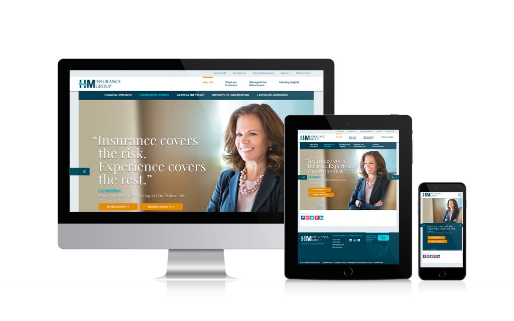 HM Insurance Group Website Design