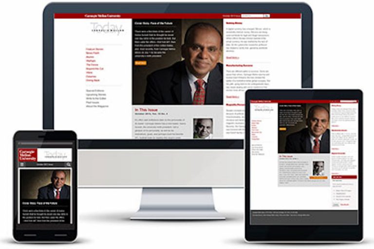 responsive digital magazine