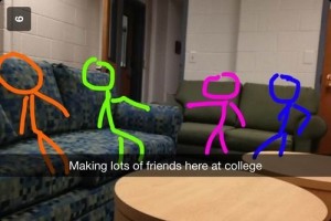 Typical Snapchats by students