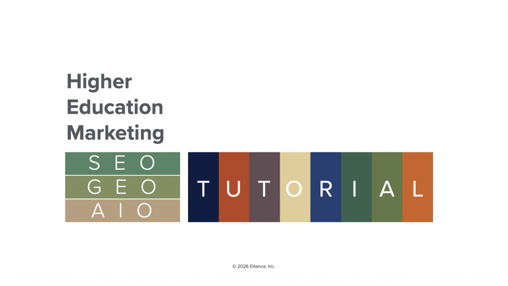 SEO, GEO, and AIO Basics Tutorial for Colleges, Universities and Higher Education Institutions