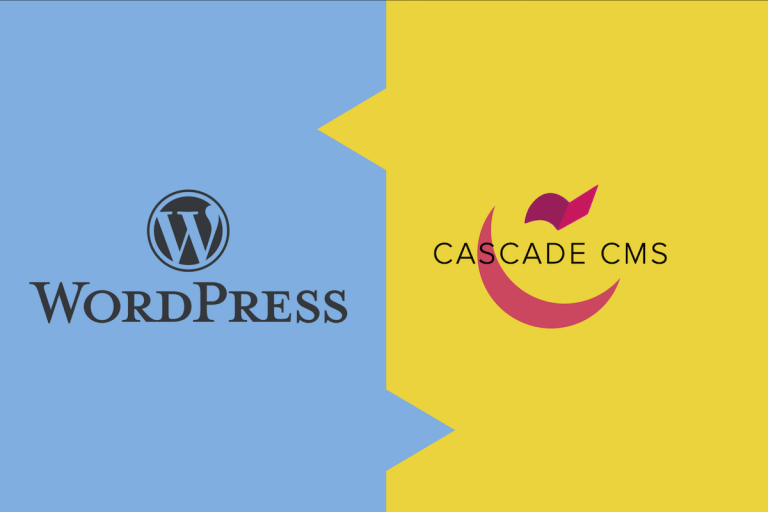 WordPress vs Cascade in Higher Ed