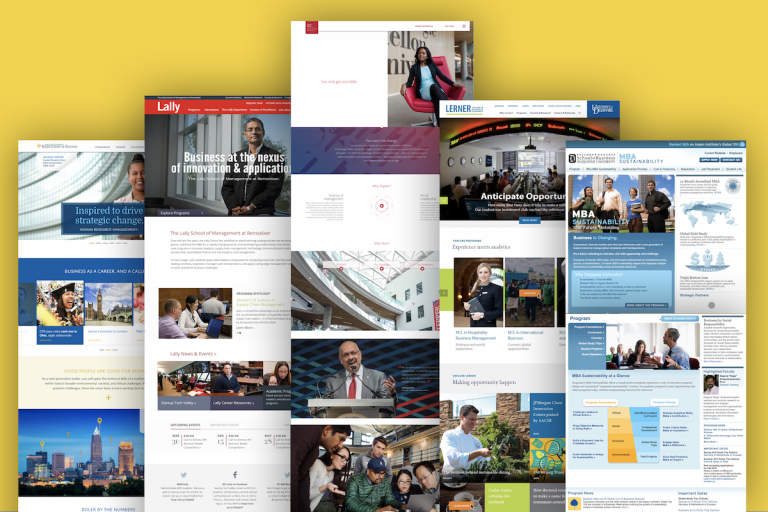 Business School Website Design Agency Elevates B-Schools Samples
