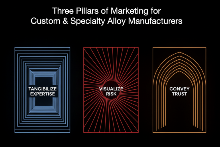 Three Pillars of Marketing for Custom & Specialty Alloy Manufacturers