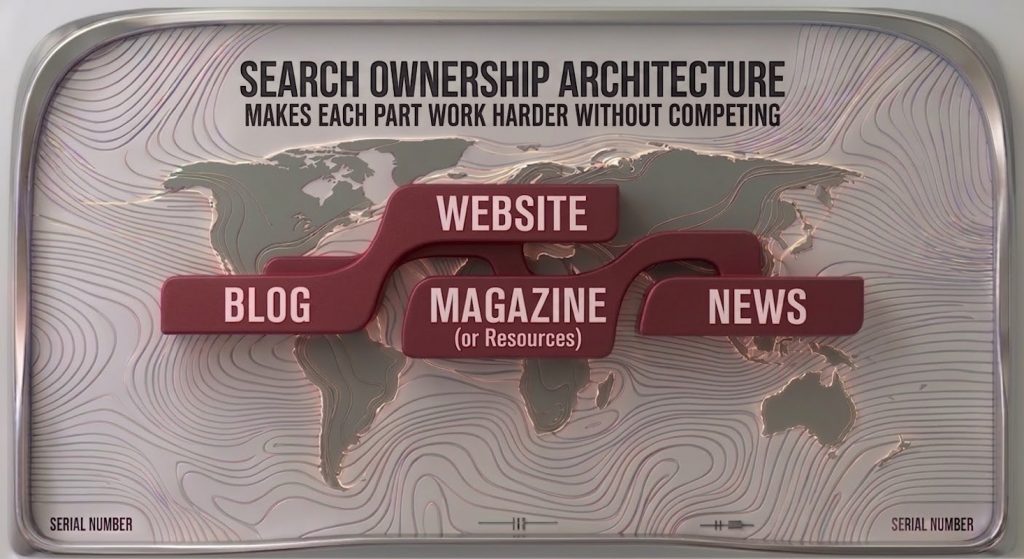 Search Ownership Architecture Audit: Are Your Website, Blog, News and Magazine Competing for the Same Searches?