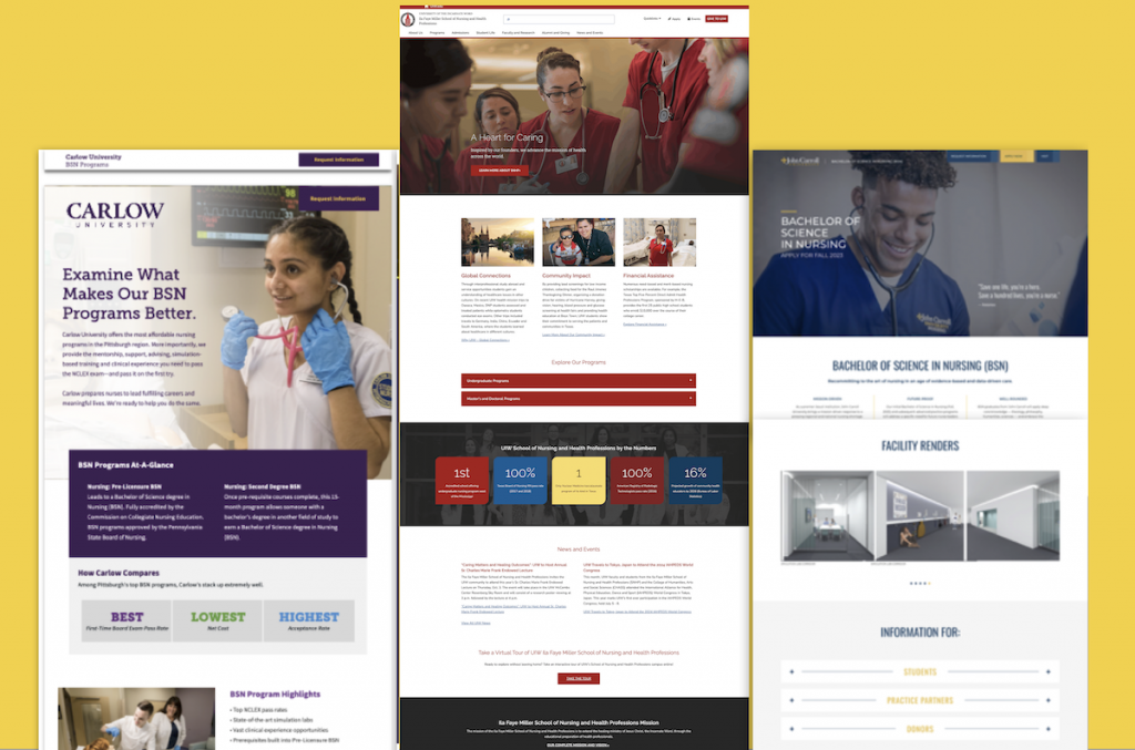 Nursing School Website Design Agency: A Launchpad for Enrollment Growth